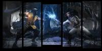 Модульная картина Mortal Kombat X