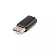 Переходникадаптер Atcom MicroUSB USB TypeC АТ8101 черный