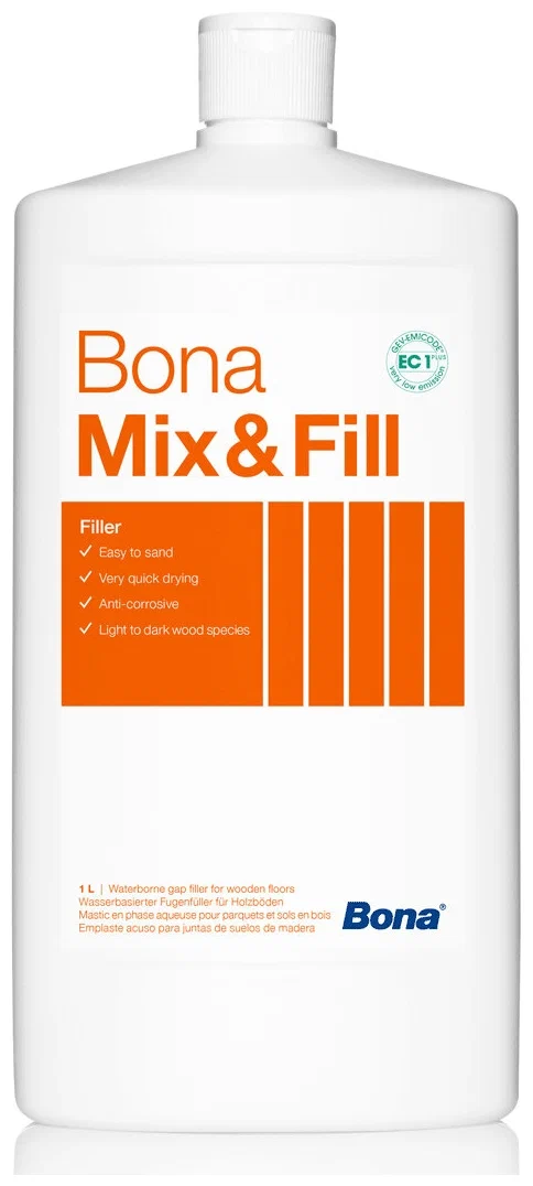 Шпатлевка Bona Mix Fill водная, дисперсионная, акриловая (1. 