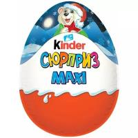 Шоколадное яйцо Kinder Сюрприз Maxi Зима 100 г  KINDER SURPR...