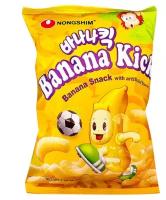 Кукурузные палочки NongShim Banana Kick со вкусом банана 45г...