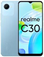 Смартфон realme C30 232 ГБ голубой