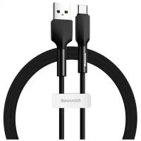 Кабель Baseus Silica gel cable USB For TypeC 1m Черный