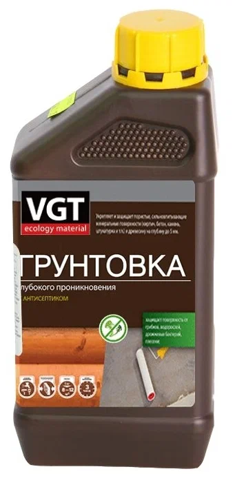 Грунтовка VGT глубокого проникновения с антисептиком (5 кг)