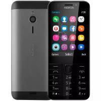 Телефон Nokia 230 Dual Sim черный, обычная